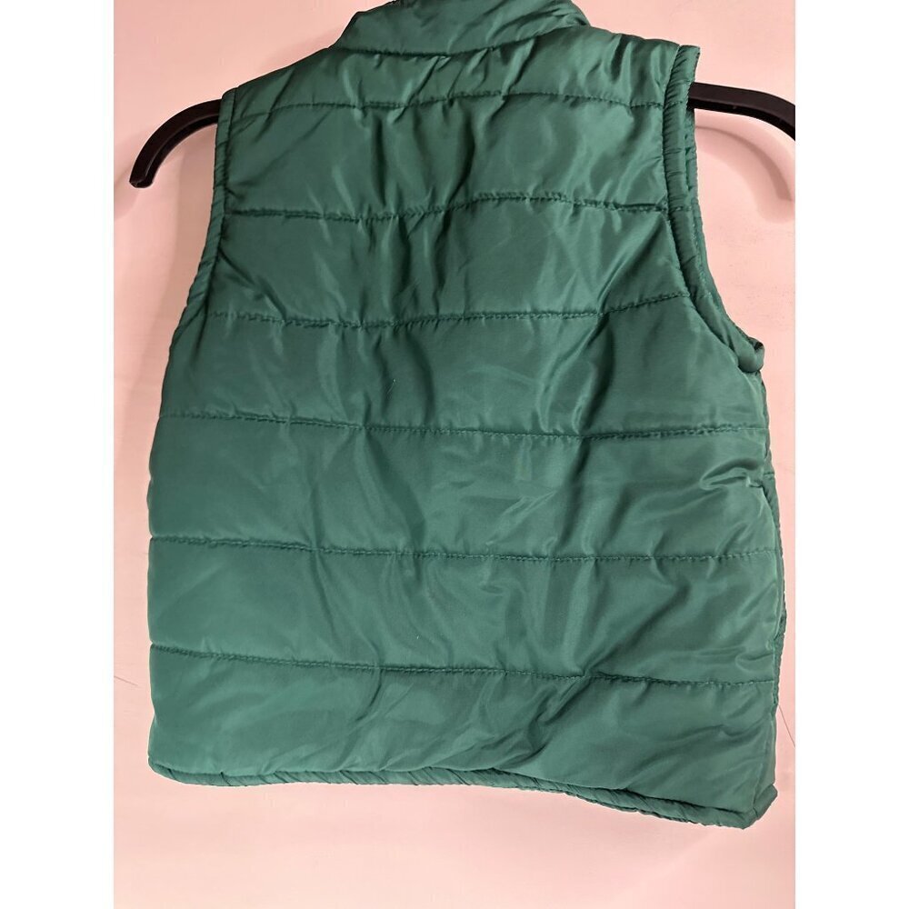 Aeropostale Boys 5/6 Green Vest Retro Y2K Pullover Layering Jacket fall school - Picture 5 of 6